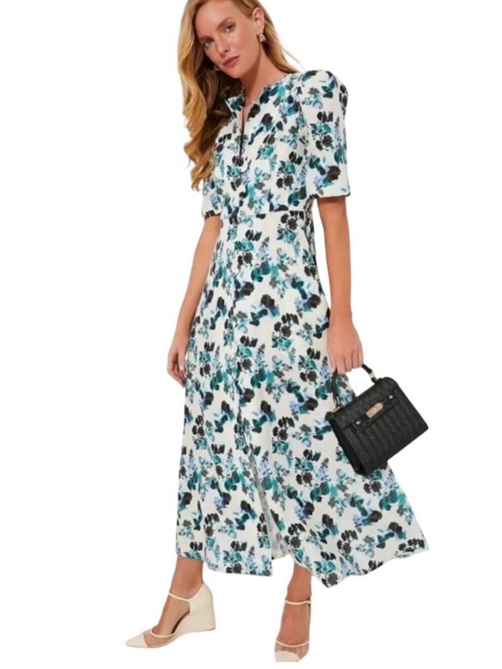 Tuckernuck Hadley Dress in Blue Blooms